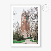 East Lansing Michigan Fine Art Photo Print, Beaumont Tower, Michigan State University, Poster