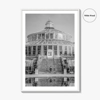 Botanisk Have Black and White Fine Art Photo Print, Copenhagen Botanical Garden Denmark Poster