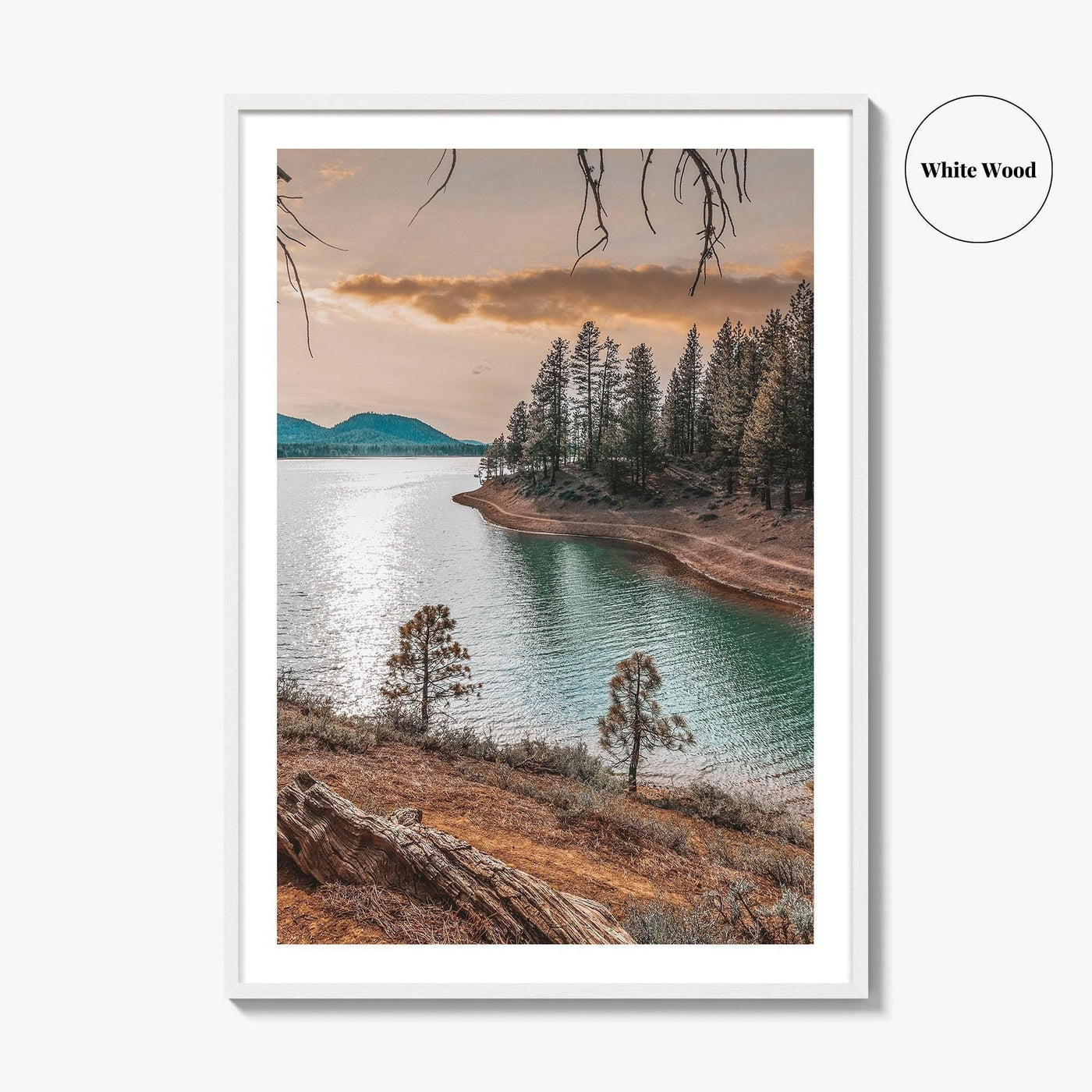 Lake Davis Fine Art Photo Print, Portola California, Sierra Nevada Wall Poster