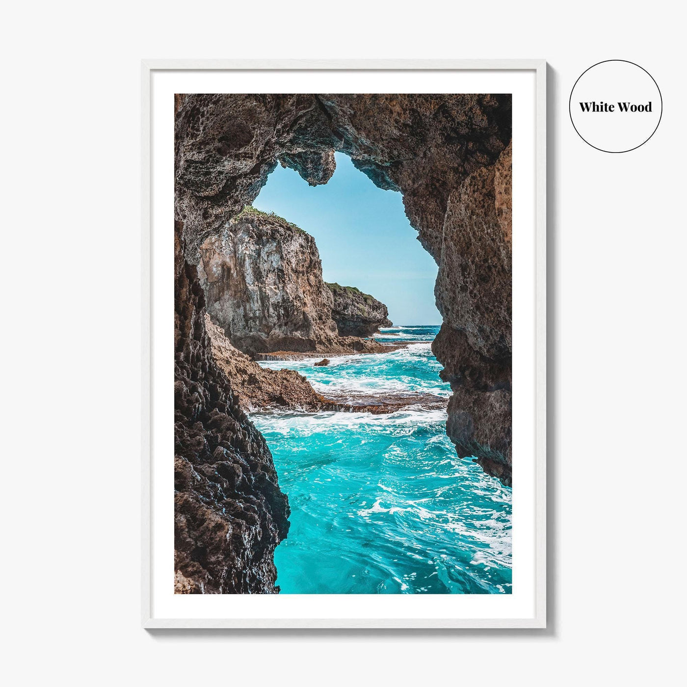 Guam Fine Art Photo Print, Keyhole View, Micronesia Wall Decor Poster