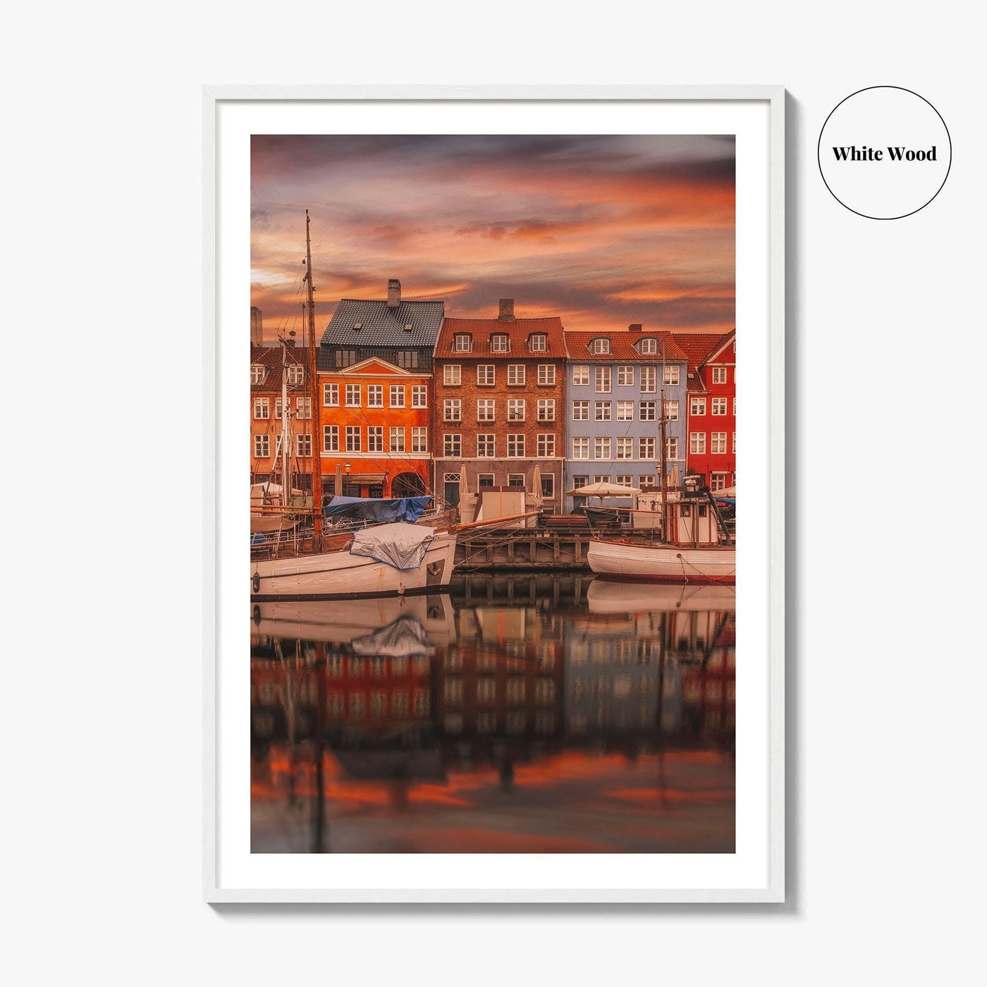 Copenhagen Fine Art Photo Print, Nyhavn, København, Denmark Wall Poster