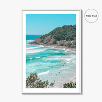 Byron Bay Fine Art Photo Print, Wategos Beach, New South Wales, Australia Poster