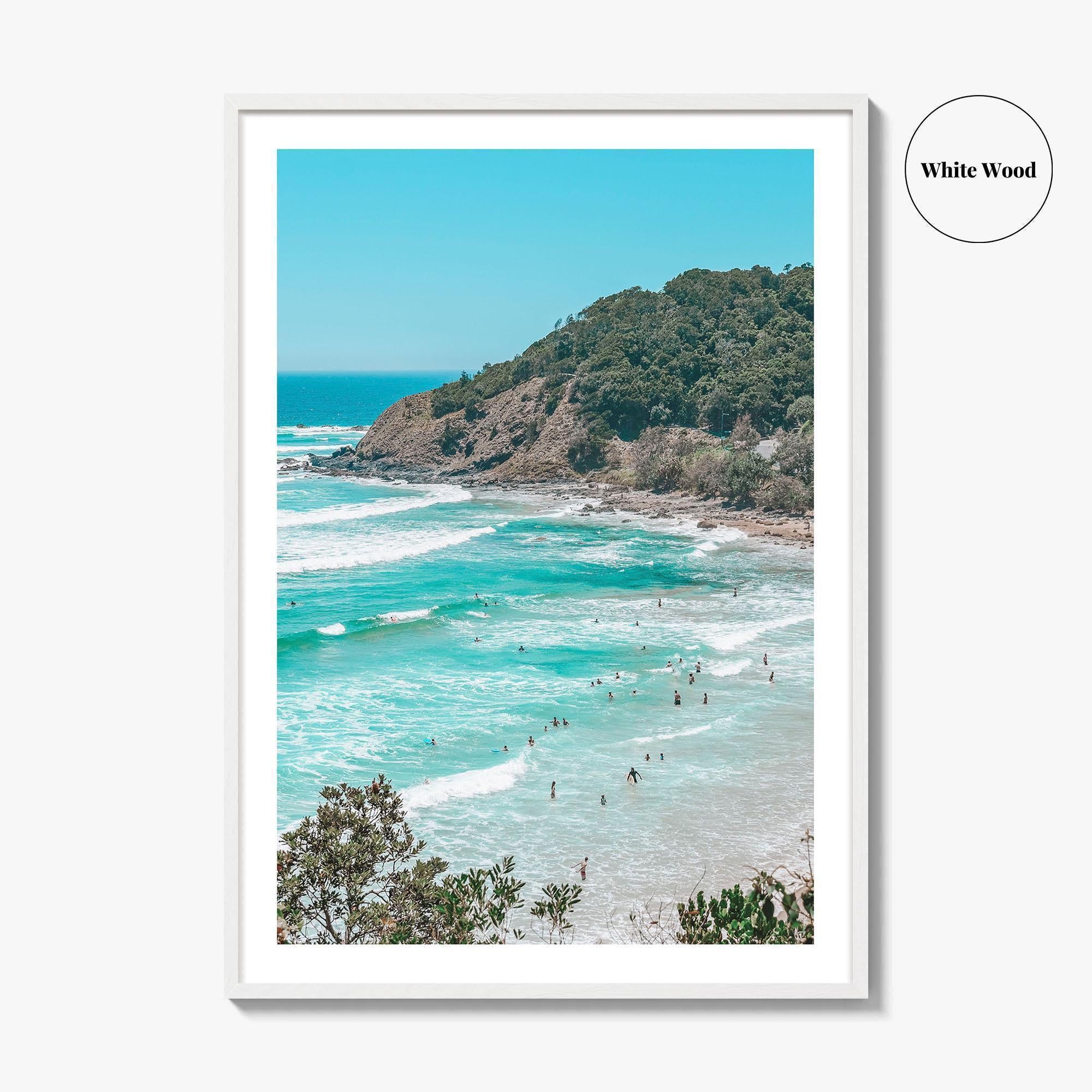 Byron Bay Fine Art Photo Print, Wategos Beach, New South Wales, Australia Poster