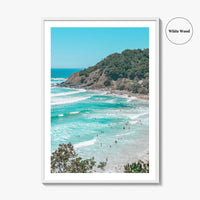 Byron Bay Fine Art Photo Print, Wategos Beach, New South Wales, Australia Poster