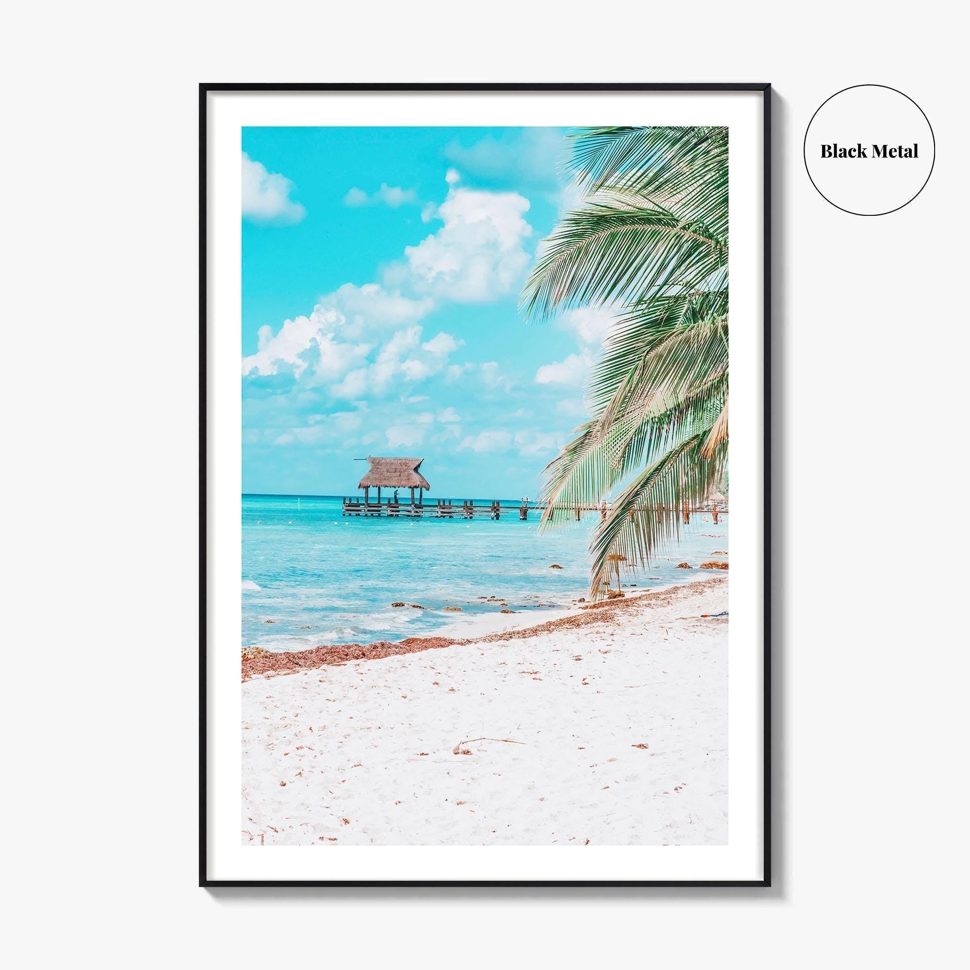 Cozumel Fine Art Photo Print, Mexico Island Beach Wall Decor Poster, Riviera Maya