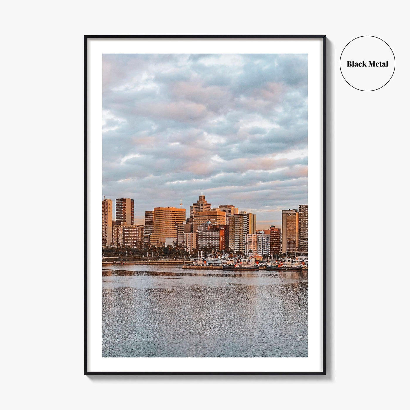 Durban Fine Art Photo Print, Seaport Harbour View, KwaZulu-Natal South Africa Poster