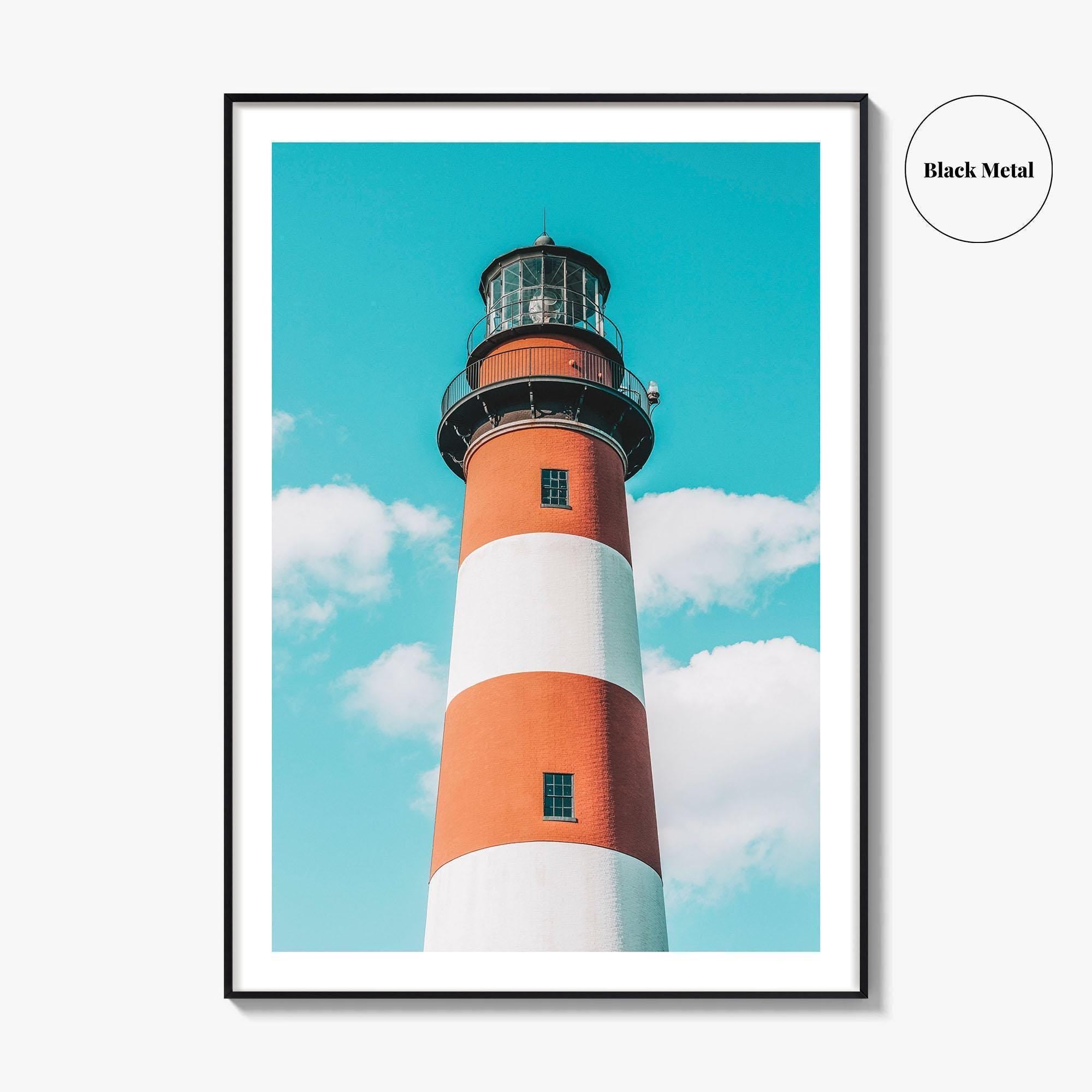 Chincoteague Island Fine Art Photo Print, Assateague Lighthouse, Virginia USA, Photo Poster