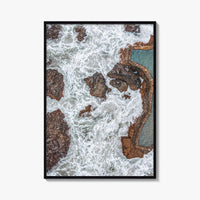 El Salvador Fine Art Photo Print, Pacific Coast Aerial Poster, Central America