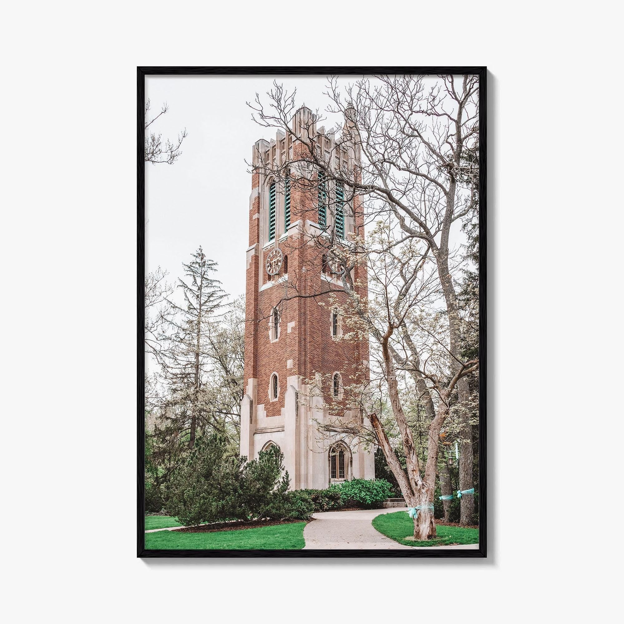 East Lansing Michigan Fine Art Photo Print, Beaumont Tower, Michigan State University, Poster