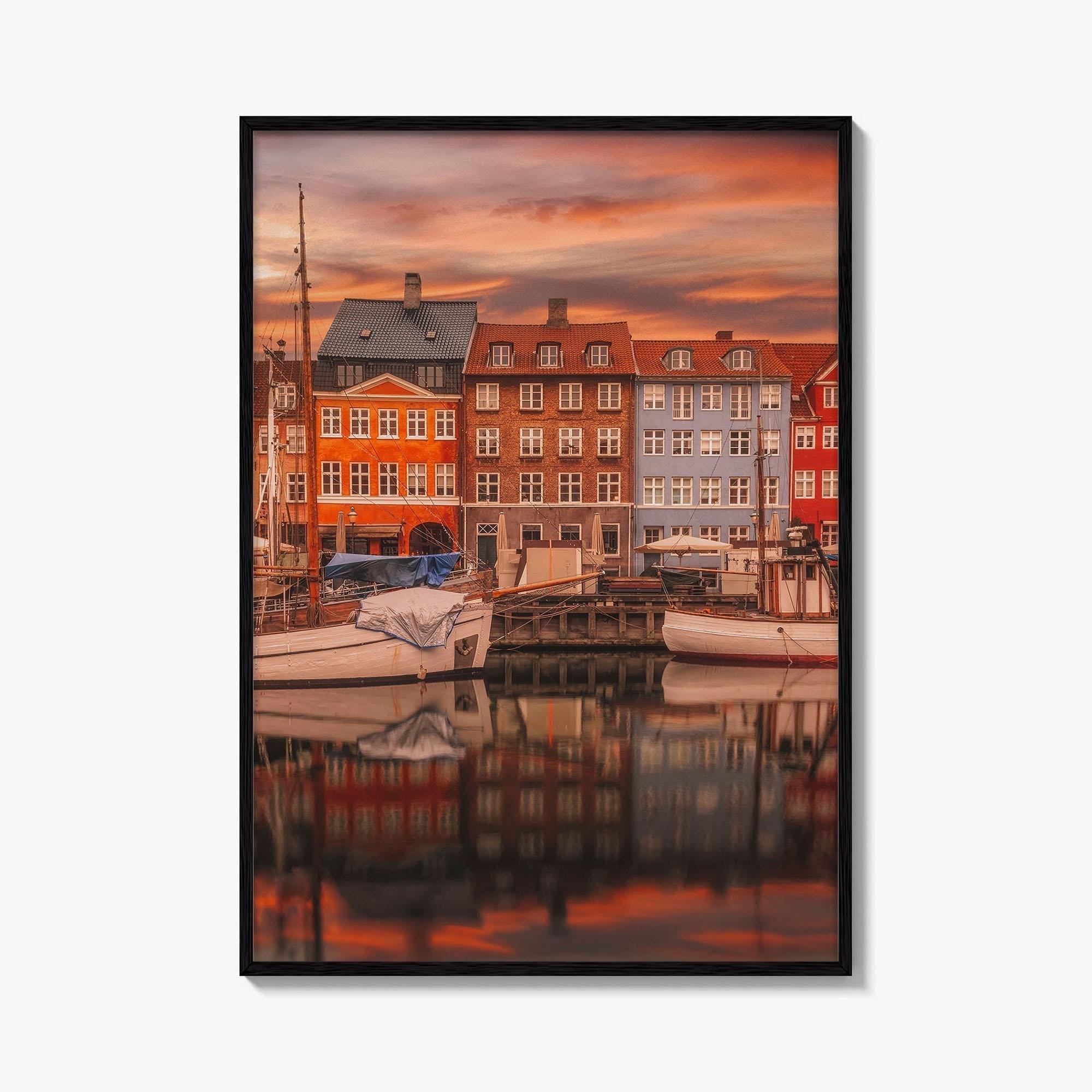 Copenhagen Fine Art Photo Print, Nyhavn, København, Denmark Wall Poster