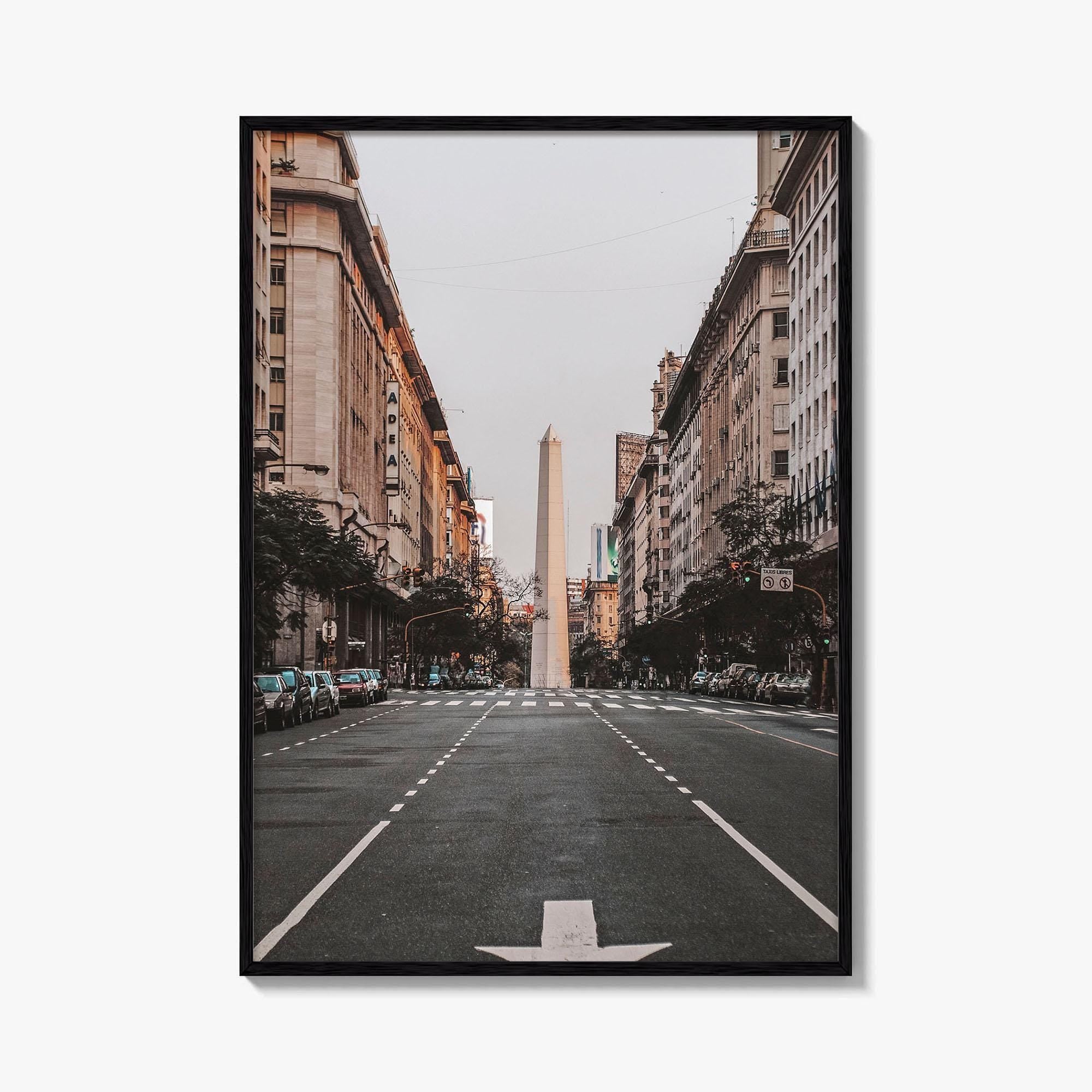 Buenos Aires Fine Art Photo Print, Obelisk Obelisco, Argentina Wall Decor Poster