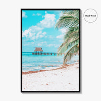 Cozumel Fine Art Photo Print, Mexico Island Beach Wall Decor Poster, Riviera Maya
