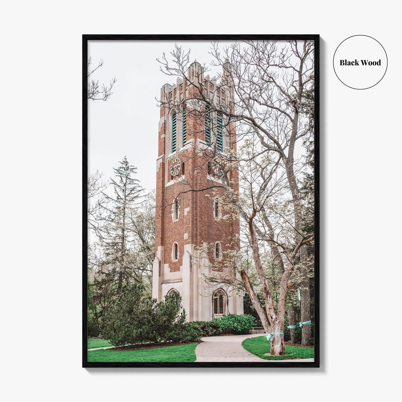 East Lansing Michigan Fine Art Photo Print, Beaumont Tower, Michigan State University, Poster