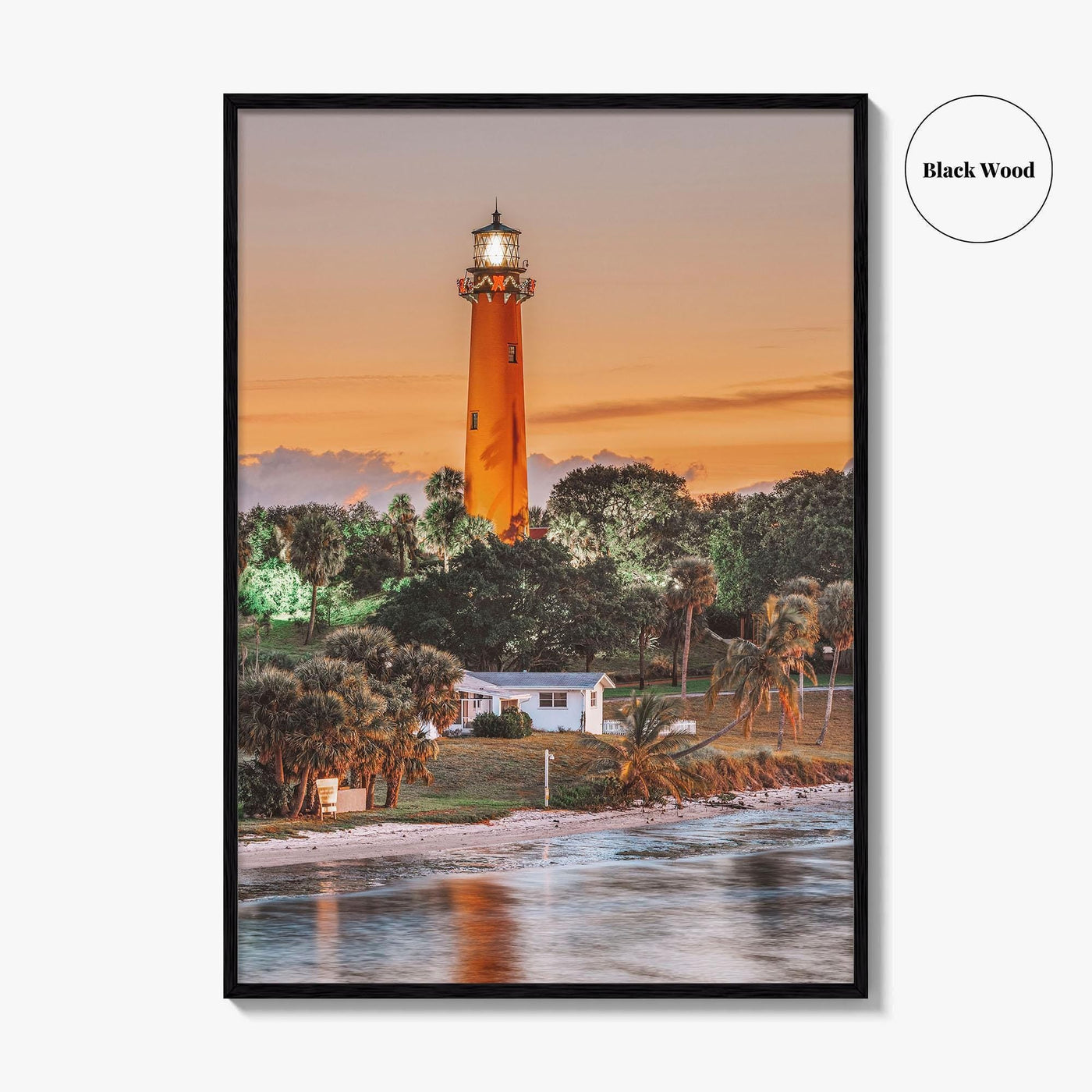 Jupiter Fine Art Photo Print, Inlet Lighthouse, Florida Wall Decor Poster, USA