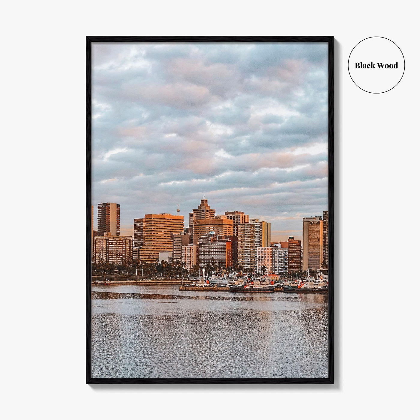 Durban Fine Art Photo Print, Seaport Harbour View, KwaZulu-Natal South Africa Poster