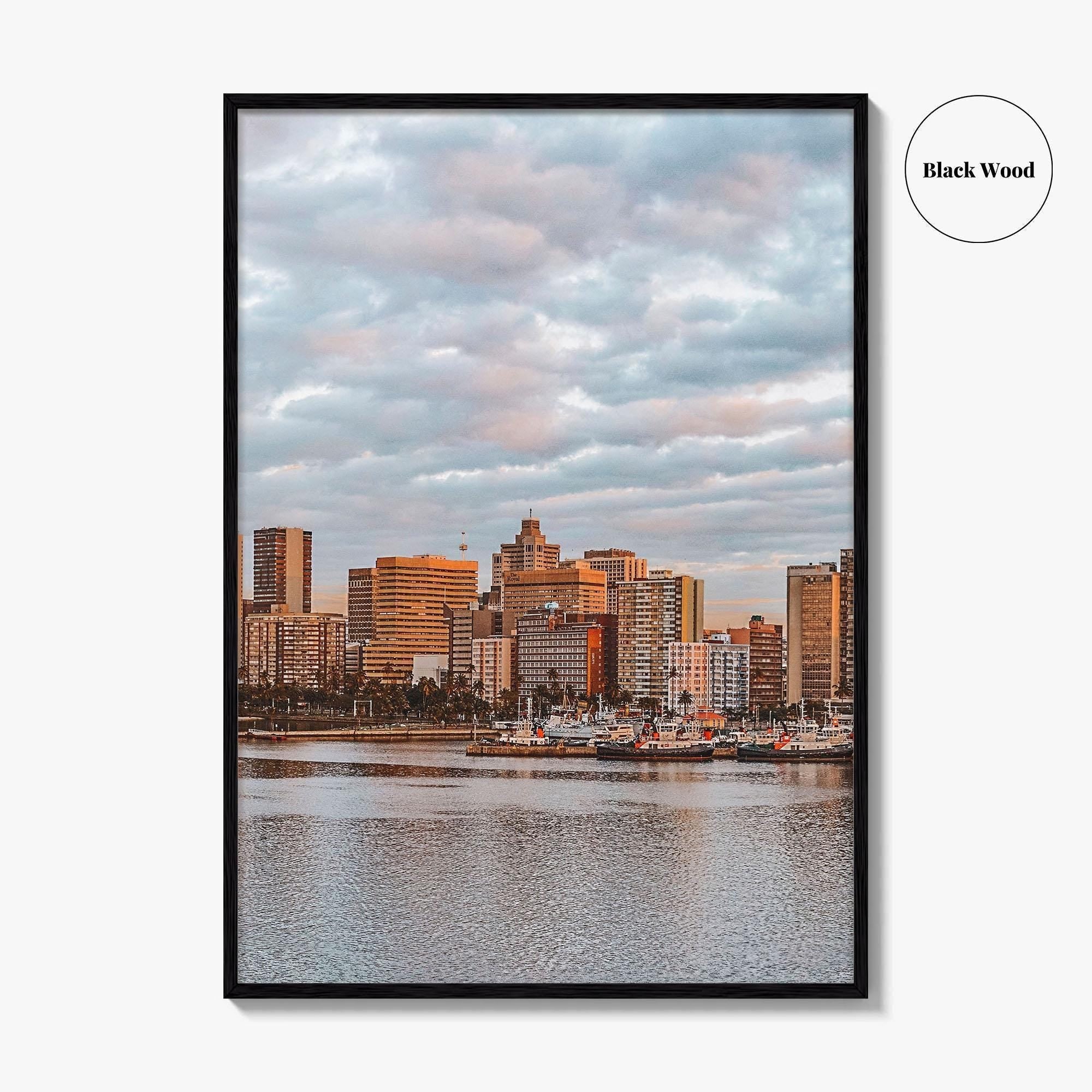Durban Fine Art Photo Print, Seaport Harbour View, KwaZulu-Natal South Africa Poster