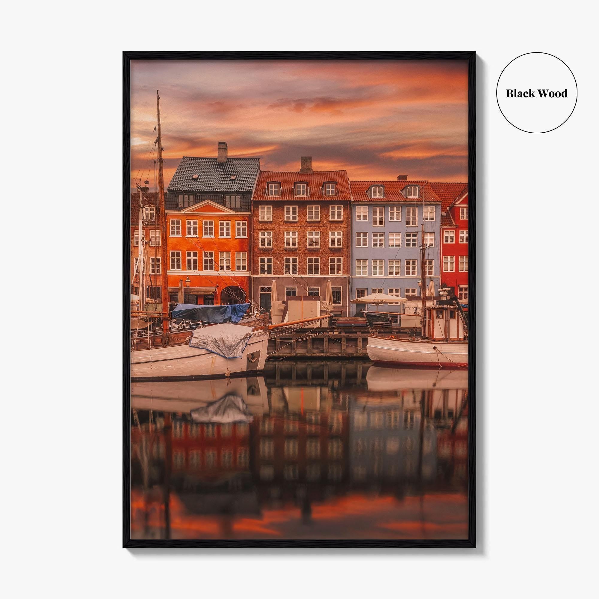 Copenhagen Fine Art Photo Print, Nyhavn, København, Denmark Wall Poster