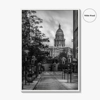 Denver Black and White Fine Art Photo Print, 16th Street Colorado Poster