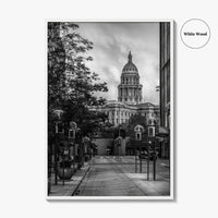 Denver Black and White Fine Art Photo Print, 16th Street Colorado Poster