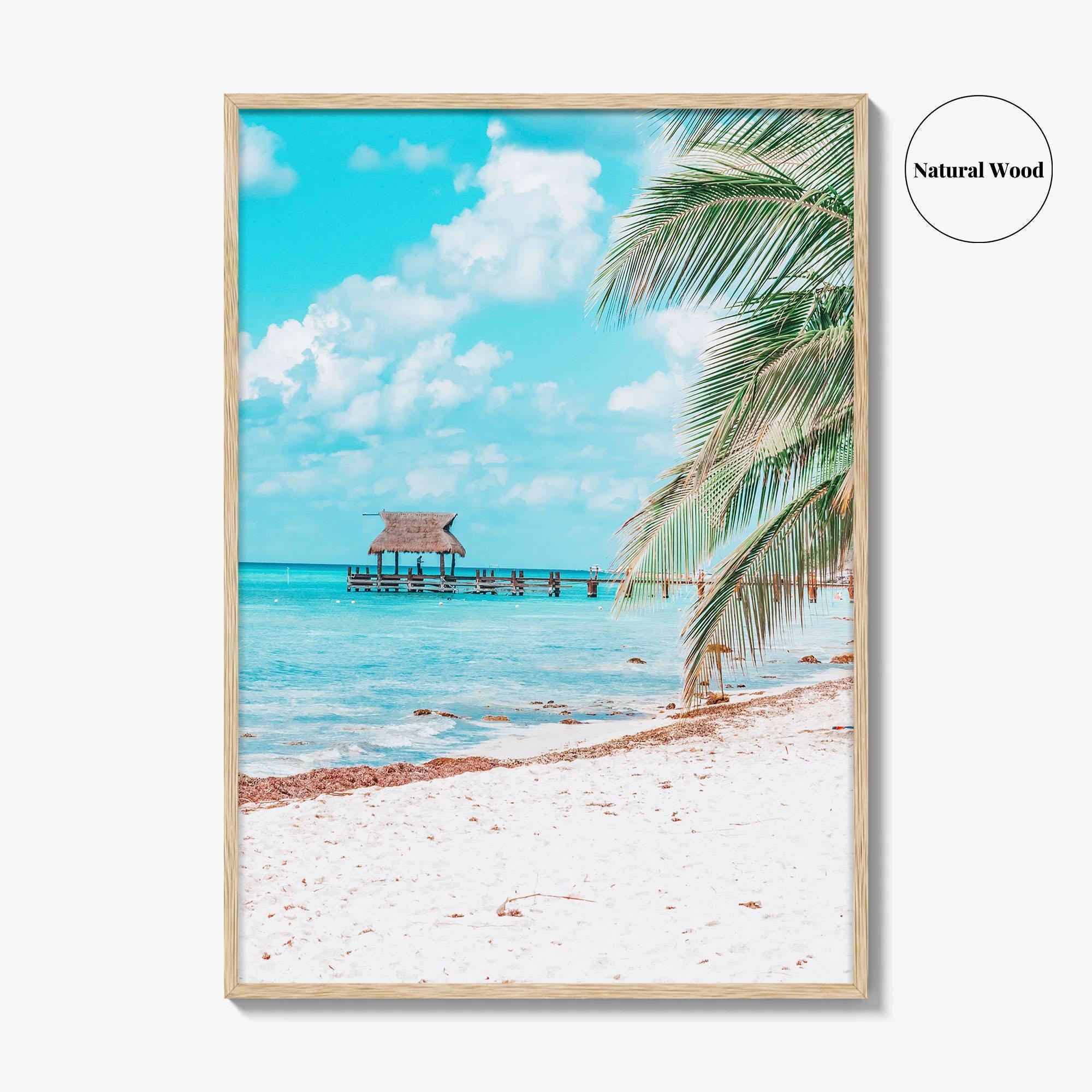 Cozumel Fine Art Photo Print, Mexico Island Beach Wall Decor Poster, Riviera Maya