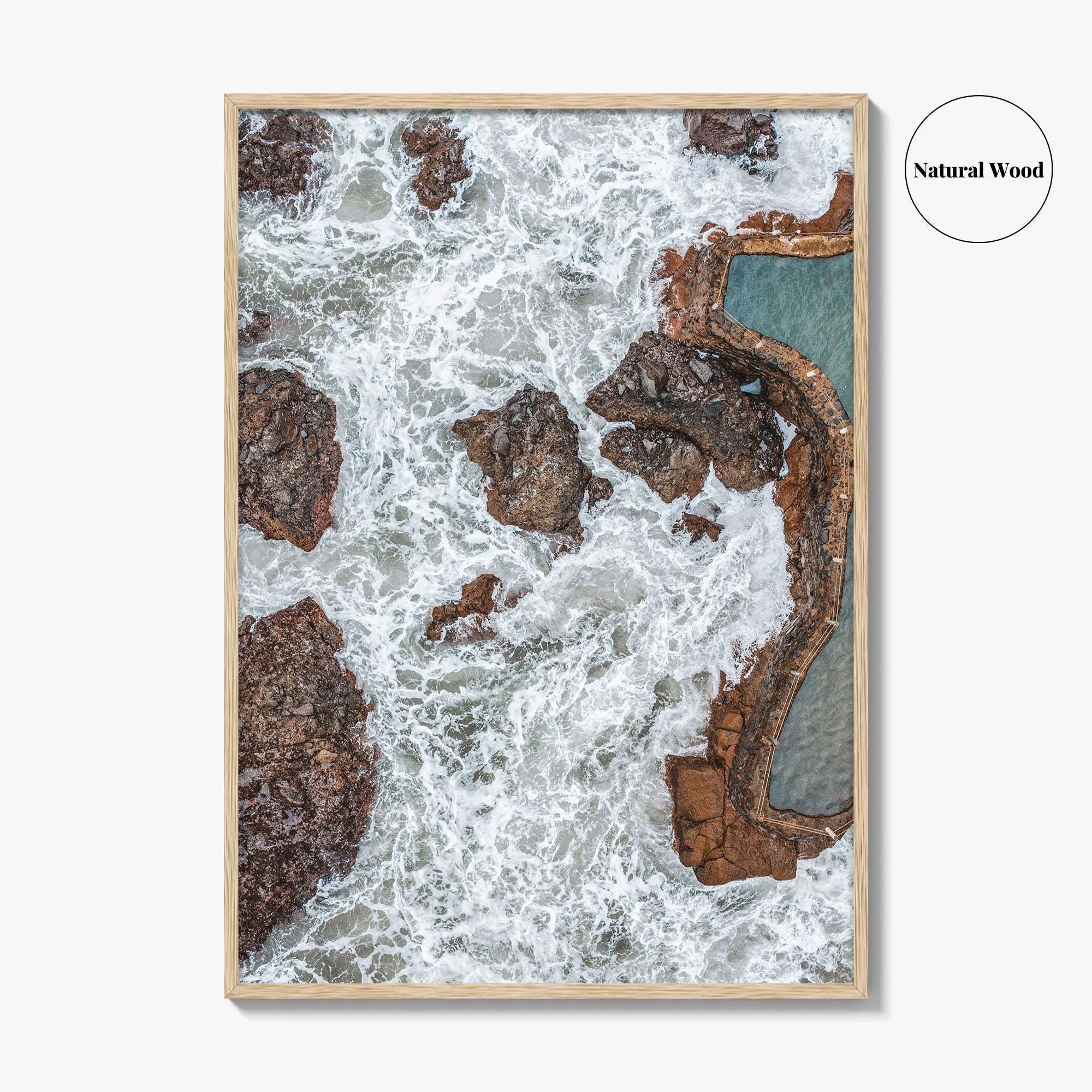 El Salvador Fine Art Photo Print, Pacific Coast Aerial Poster, Central America