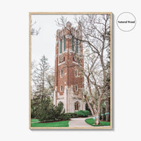 East Lansing Michigan Fine Art Photo Print, Beaumont Tower, Michigan State University, Poster