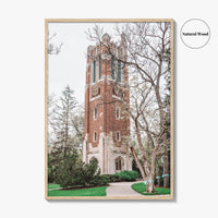 East Lansing Michigan Fine Art Photo Print, Beaumont Tower, Michigan State University, Poster