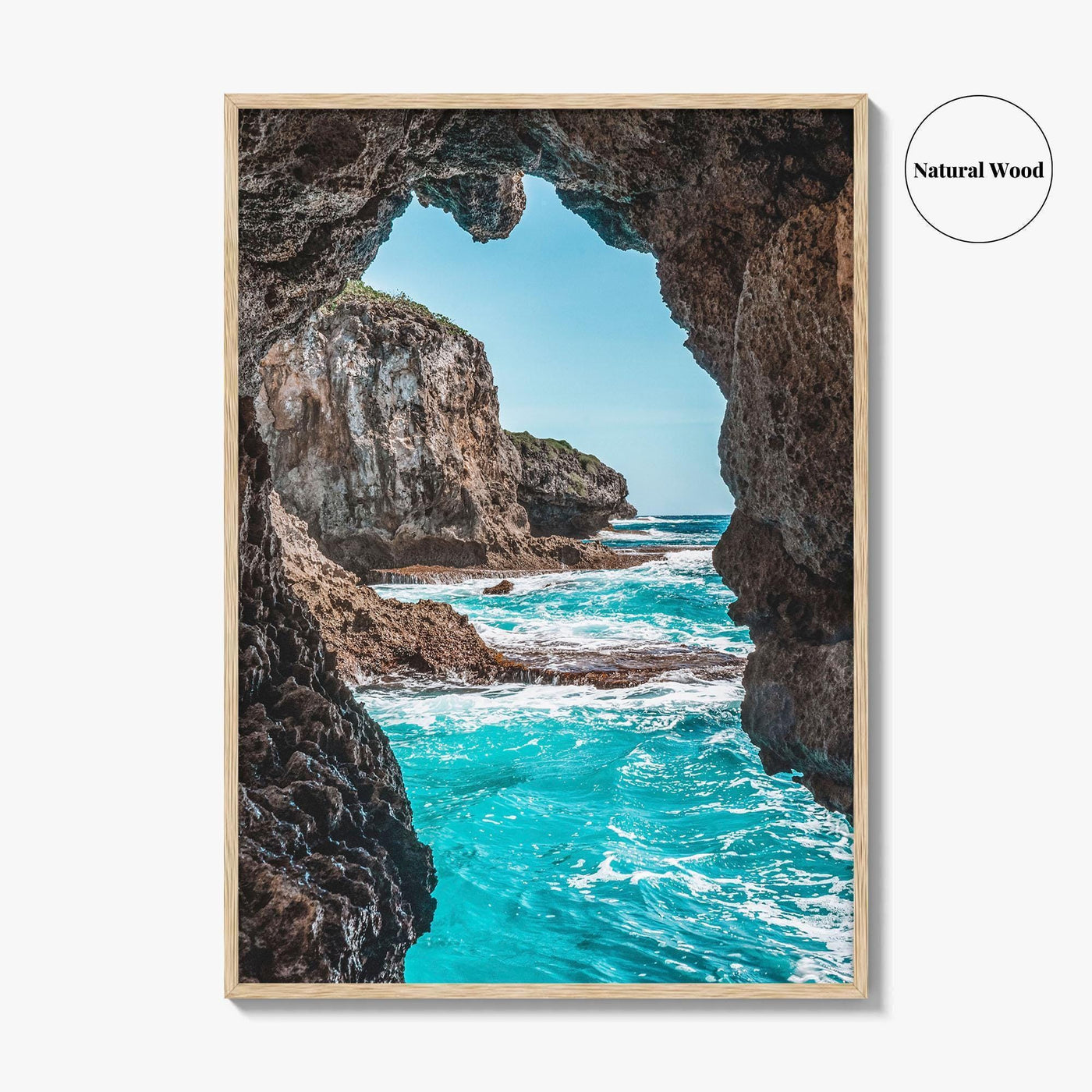 Guam Fine Art Photo Print, Keyhole View, Micronesia Wall Decor Poster