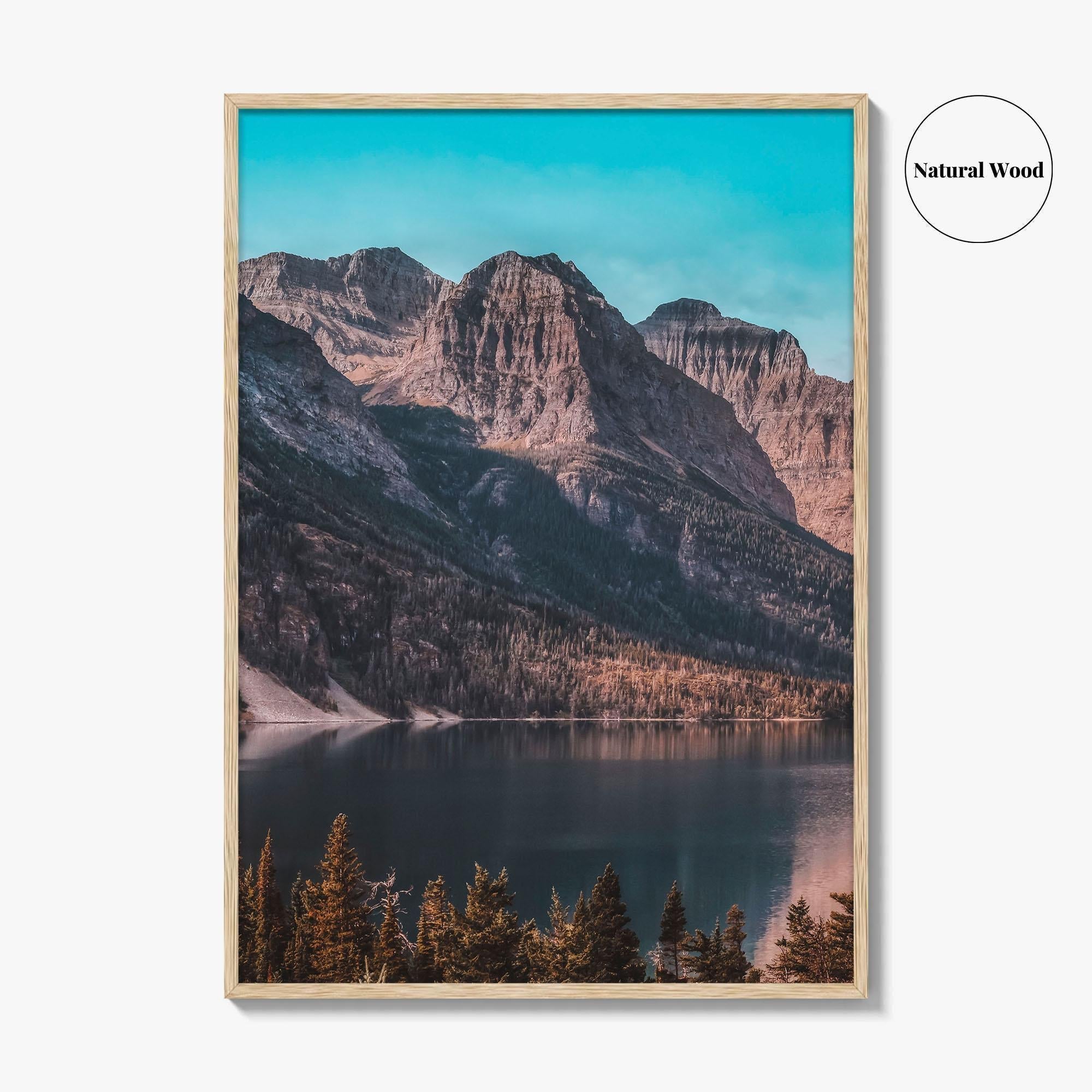 Glacier National Park Fine Art Photo Print, Montana, USA, Rocky Mountains Landscape Poster
