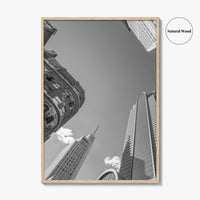 Dallas Skyline Black and White Fine Art Photo Print, Downtown Texas Poster