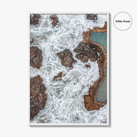 El Salvador Fine Art Photo Print, Pacific Coast Aerial Poster, Central America