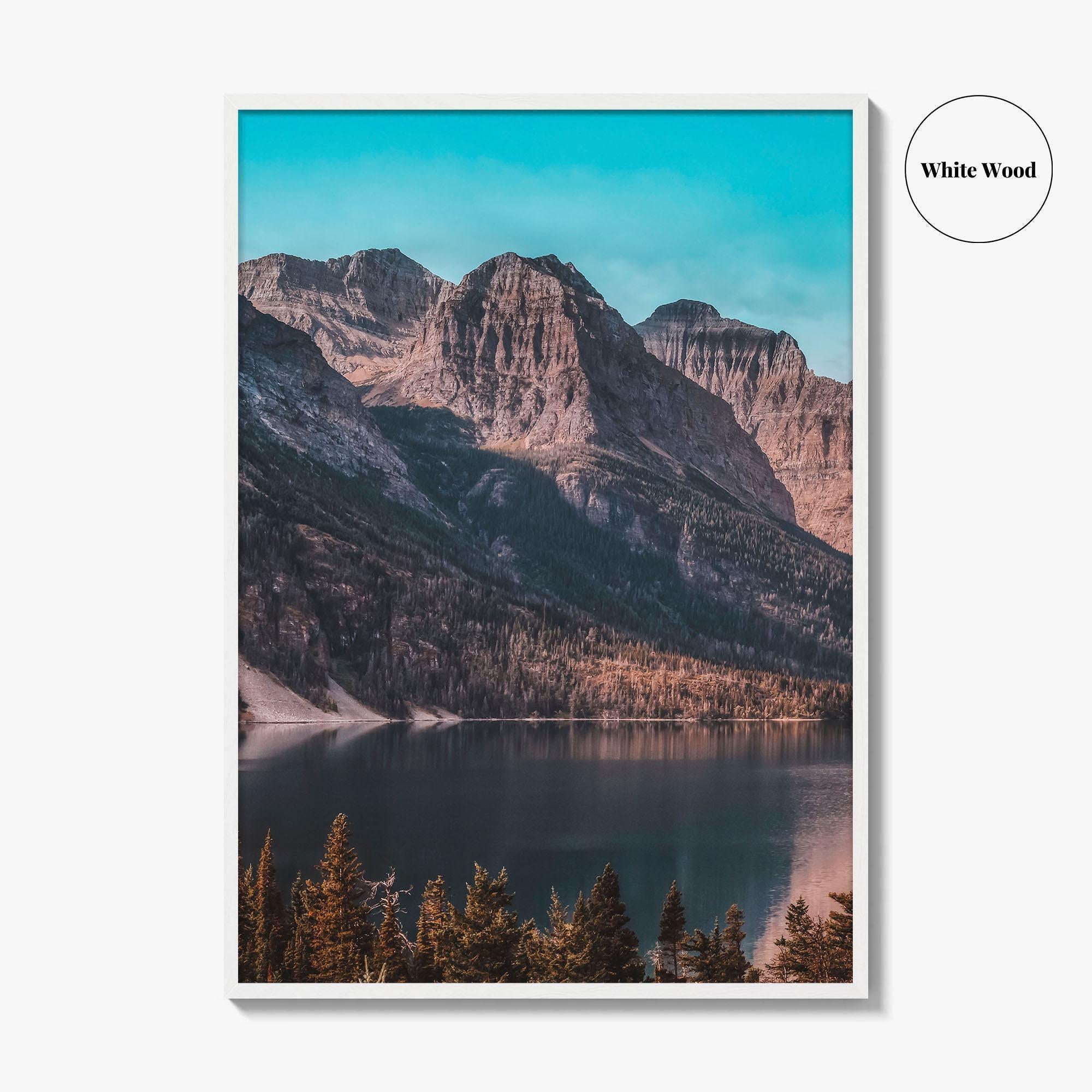 Glacier National Park Fine Art Photo Print, Montana, USA, Rocky Mountains Landscape Poster