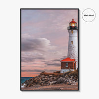 Crisp Point Lighthouse Fine Art Photo Print, Lake Superior, Upper Peninsula Michigan, Poster, USA