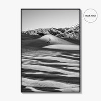 Great Sand Dunes Black and White Fine Art Photo Print, Colorado Poster