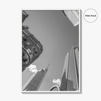 Dallas Skyline Black and White Fine Art Photo Print, Downtown Texas Poster