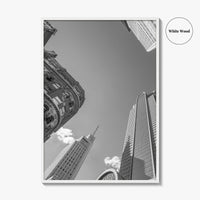 Dallas Skyline Black and White Fine Art Photo Print, Downtown Texas Poster