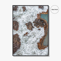 El Salvador Fine Art Photo Print, Pacific Coast Aerial Poster, Central America