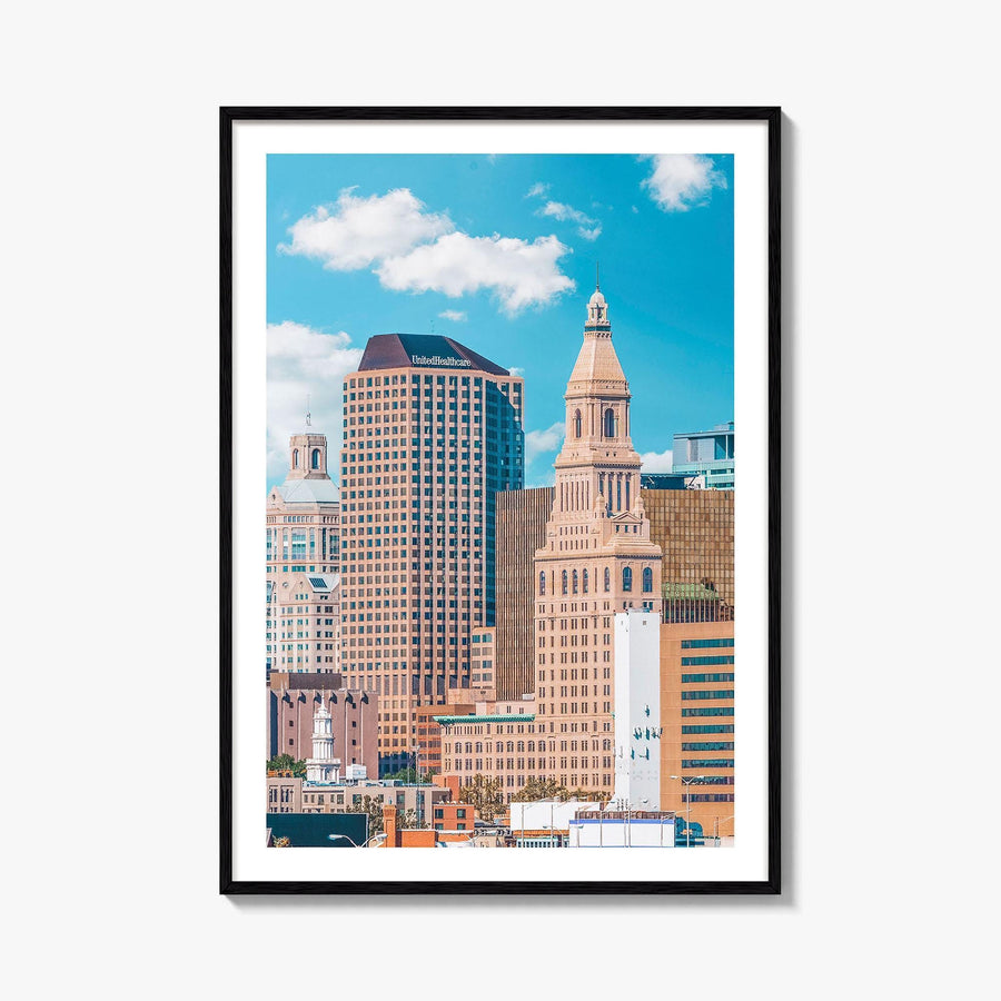Hartford Skyline Fine Art Photo Print, Connecticut USA City, Photo Poster, Wall Decor