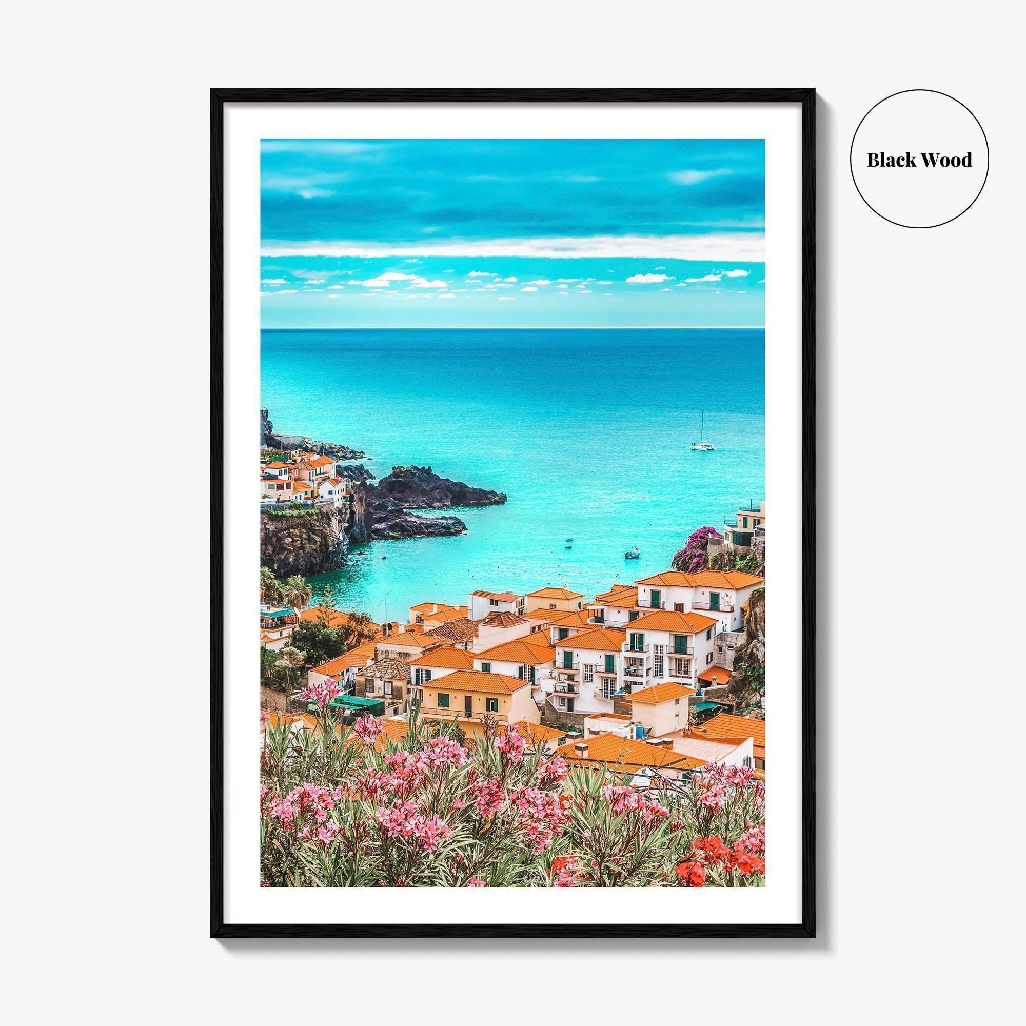 Camara de Lobos Fine Art Photo Print, Madeira, Portugal, Panoramic Wall Decor Poster