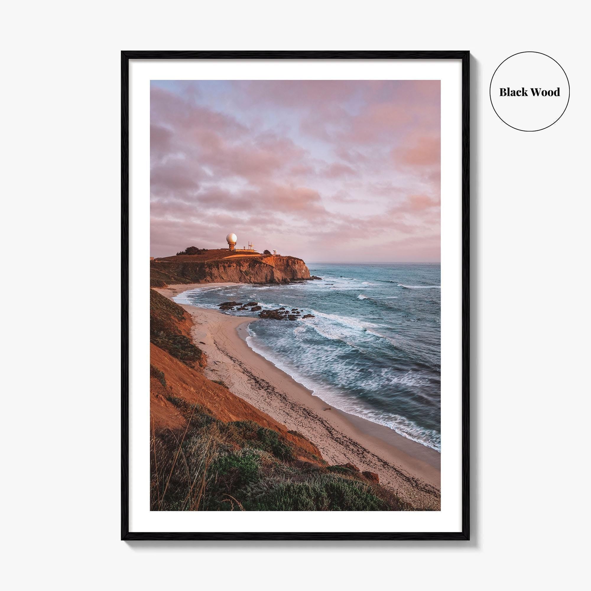 Half Moon Bay Fine Art Photo Print, Mavericks Beach, California Wall Decor Poster