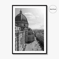 Florence Black and White Fine Art Photo Print, Duomo Santa Maria del Fiore Poster