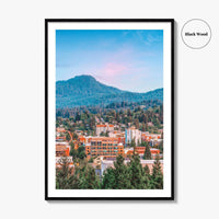 Eugene Fine Art Photo Print, Oregon USA Downtown Cityscape Wall Decor Poster