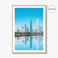 Guangzhou Fine Art Photo Print, China City Architecture, Guangdong, Canton Wall Decor Poster