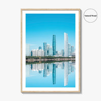 Guangzhou Fine Art Photo Print, China City Architecture, Guangdong, Canton Wall Decor Poster