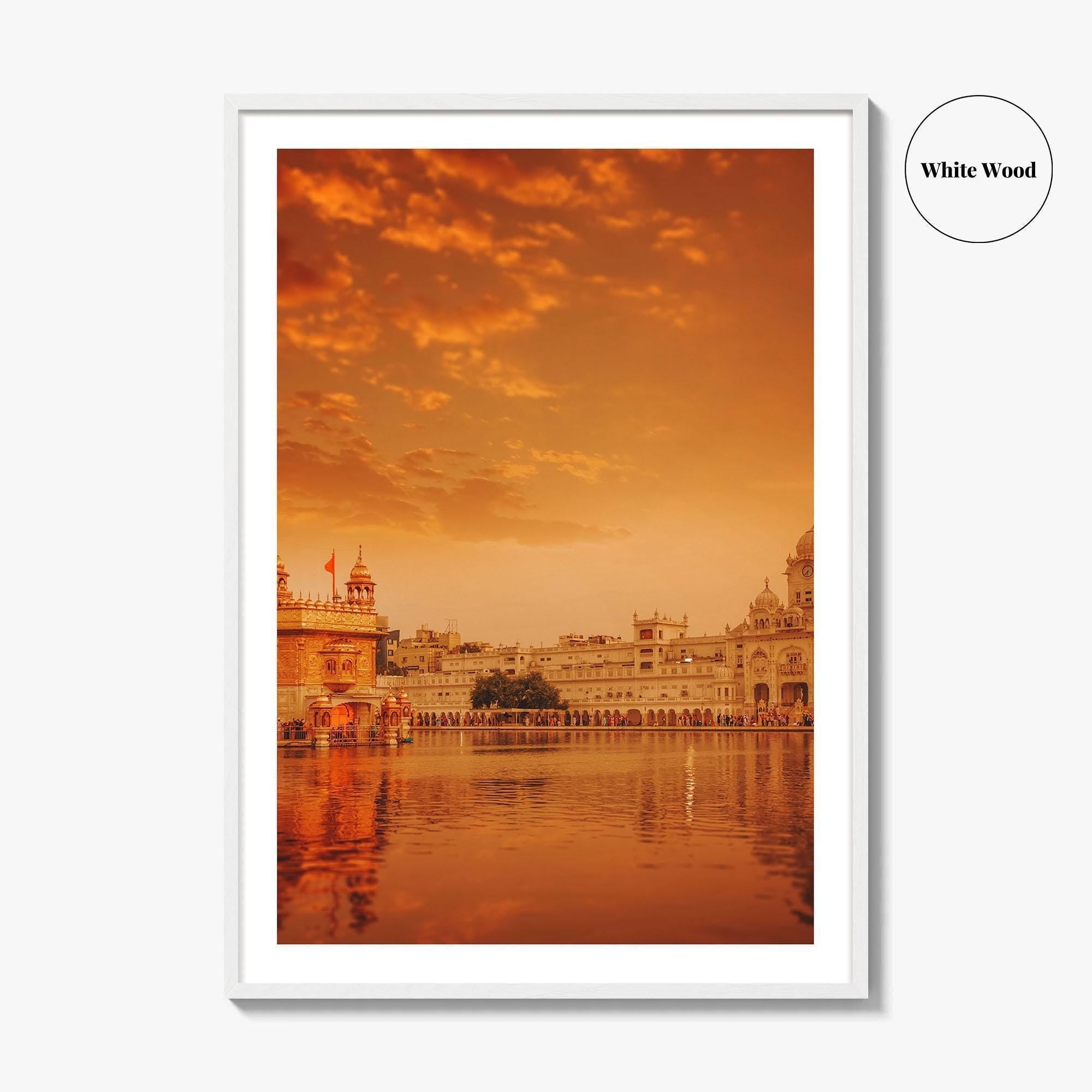 Golden Temple Amritsar Fine Art Photo Print, Harmandir Sahib, Punjab India Poster