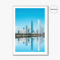 Guangzhou Fine Art Photo Print, China City Architecture, Guangdong, Canton Wall Decor Poster