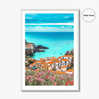 Camara de Lobos Fine Art Photo Print, Madeira, Portugal, Panoramic Wall Decor Poster