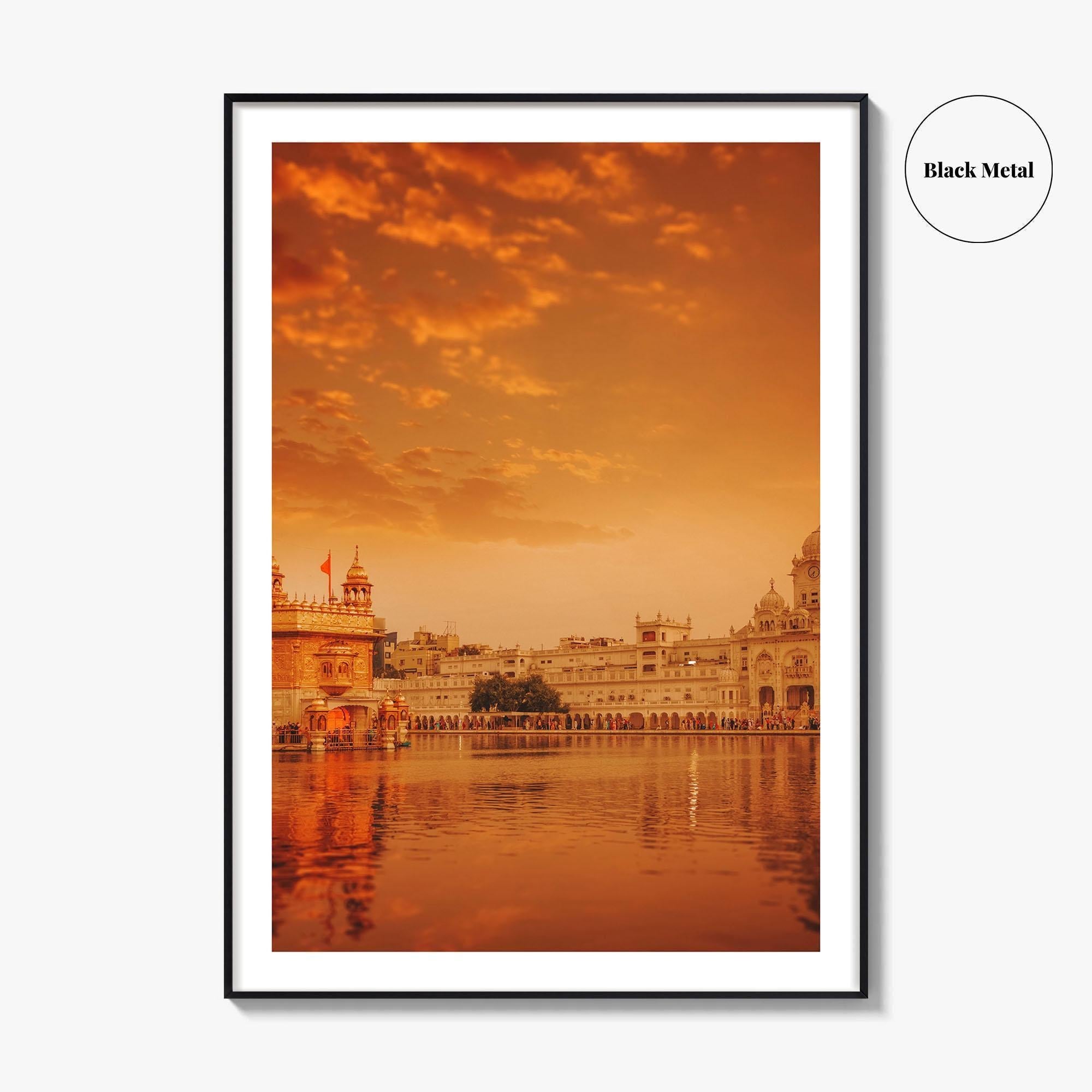 Golden Temple Amritsar Fine Art Photo Print, Harmandir Sahib, Punjab India Poster