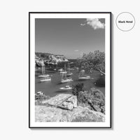 Menorca Black White Poster
