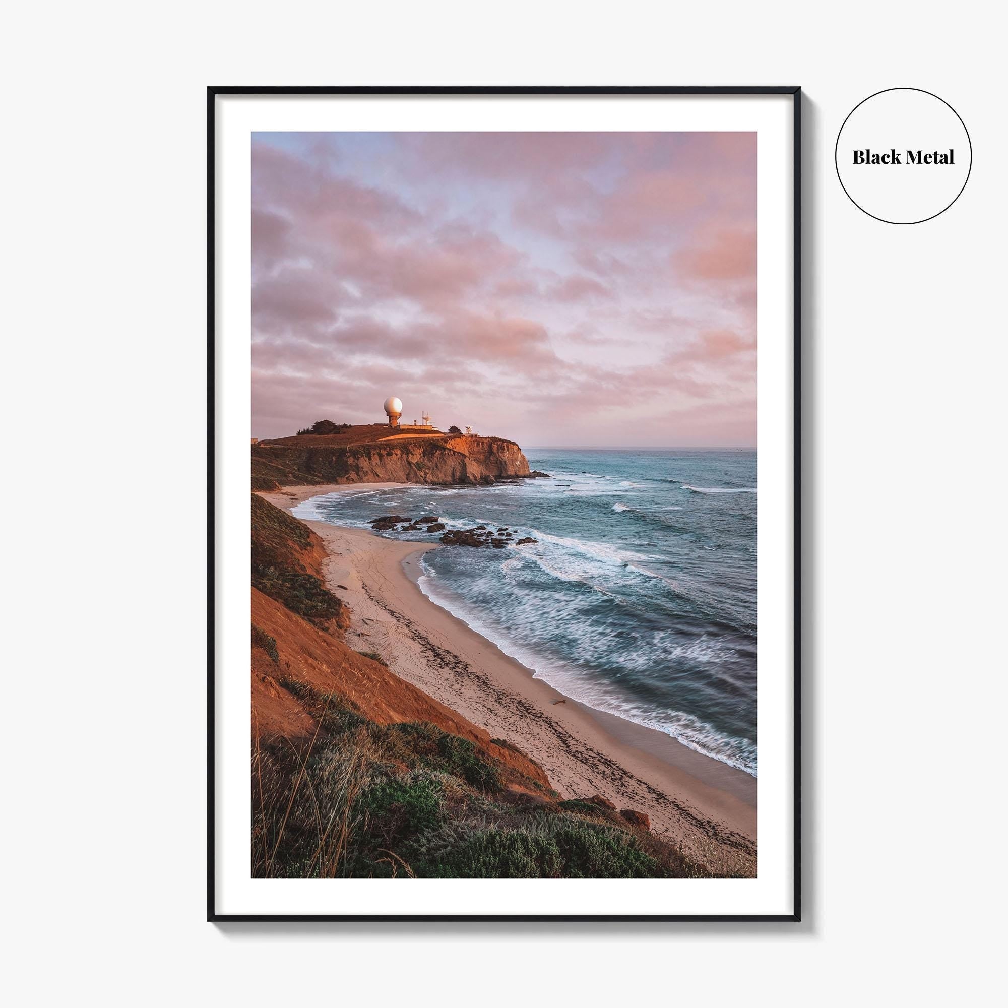 Half Moon Bay Fine Art Photo Print, Mavericks Beach, California Wall Decor Poster